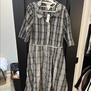 Maeve  Black and White dress